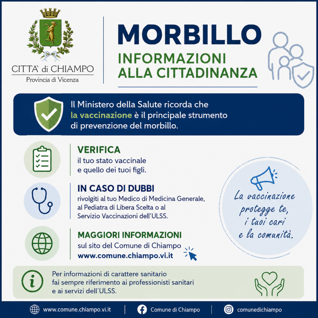 Morbillo – Informazioni alla cittadinanza