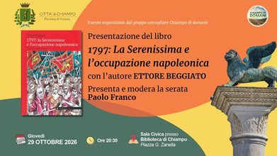 Presentazione del libro “1797: La Serenissima e l’occupazione napoleonica”