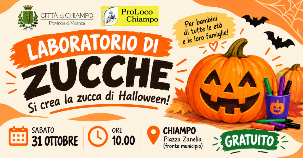 Laboratorio di Zucche: arriva Halloween in Piazza Zanella!