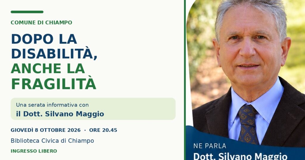 DOPO LA DISABILITA’ ANCHE LA FRAGILITA’